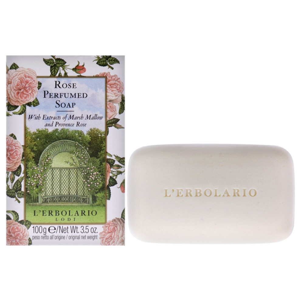 Lerbolario Perfumed Soap - Rose For 3.5 Oz Soap 3.5Oz