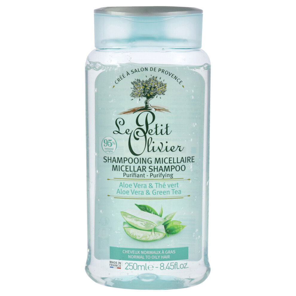 Le Petit Olivier Green By Micellar Shampoo W/ Aloe Vera & Tea 8.45 Oz