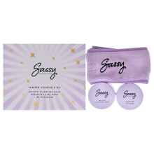 Sassy par Savannah Chrisley Kit de Soins - Baume Nettoyant et Masque Argile avec Bandeau