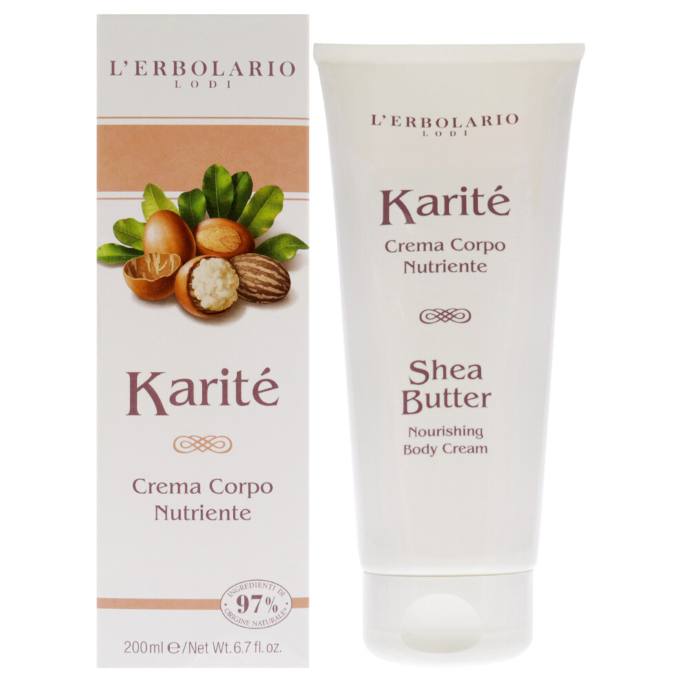 Lerbolario Unisex Cream Nourishing Body - Shea Butter For 6.7 Oz