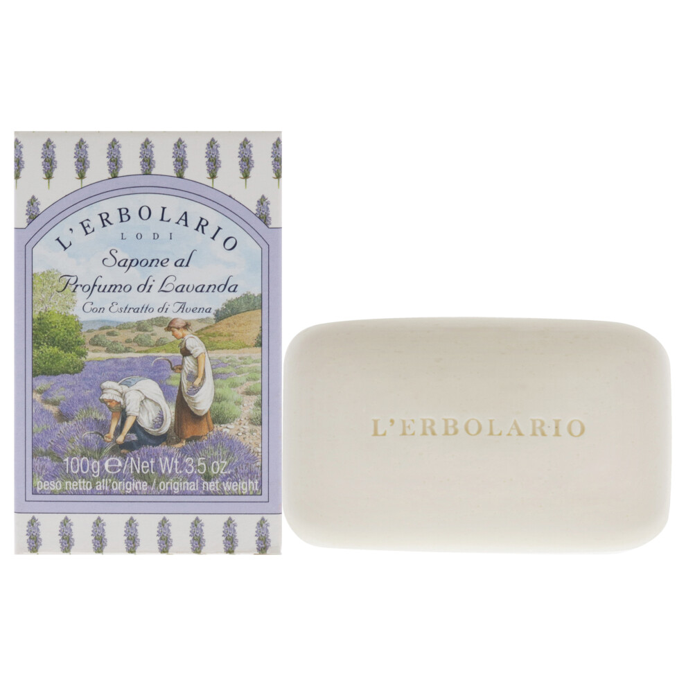 Lerbolario Lavender Perfumed Soap For 3.5 Oz Soap 3.5Oz