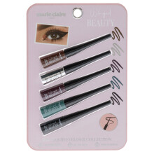 Marie Claire Liquid Eyeliner Set for Women 5 Pc Liquid Eyeliner