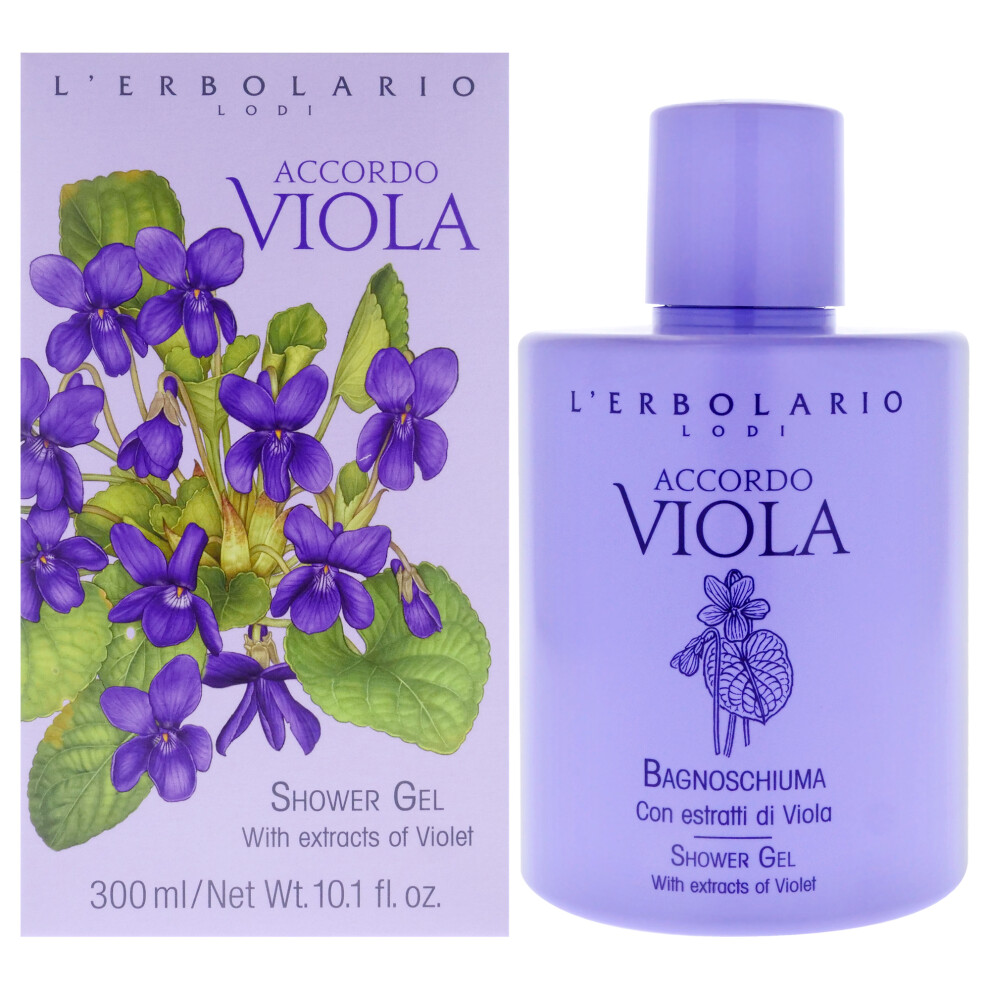 Lerbolario Women's Shower Gel - Accordo Viola By For - 10.1 Oz Shower Gel