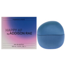 Addison Rae Fragrance Happy AF 3.4 Oz - Fruity Floral Scent - Profumi per donne con litchi rosa e pompelmo rosso - spray per il corpo di lunga durata