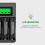 4-slot AA AAA Battery Charger with LCD Display (USB Quick Charging) 5