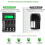 4-slot AA AAA Battery Charger with LCD Display (USB Quick Charging) 8