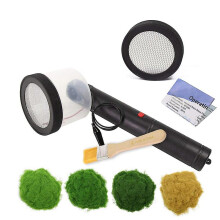 Flocking Kit Static Grass Applicator Abs Mini Flocking Machine With Antislip Handle For Diy Scenic