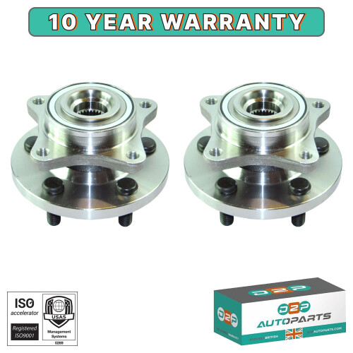 2x FRONT WHEEL BEARING HUB FOR LAND ROVER DISCOVERY 3 & 4 RANGE ROVER SPORT PAIR