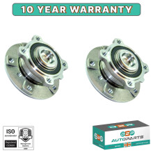 2x FRONT WHEEL BEARING HUB FOR BMW 5 6 SERIES E60 E61 E63 E64 31226765601 (PAIR)
