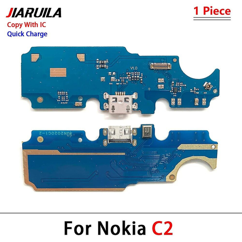 (For Nokia C2) New Usb Charging Board Port Dock Charger Plug Connector Flex Cable For Nokia C1 C2 C12 C10 C20 C30 C21 Plus G10 G20 G50 G21 G11