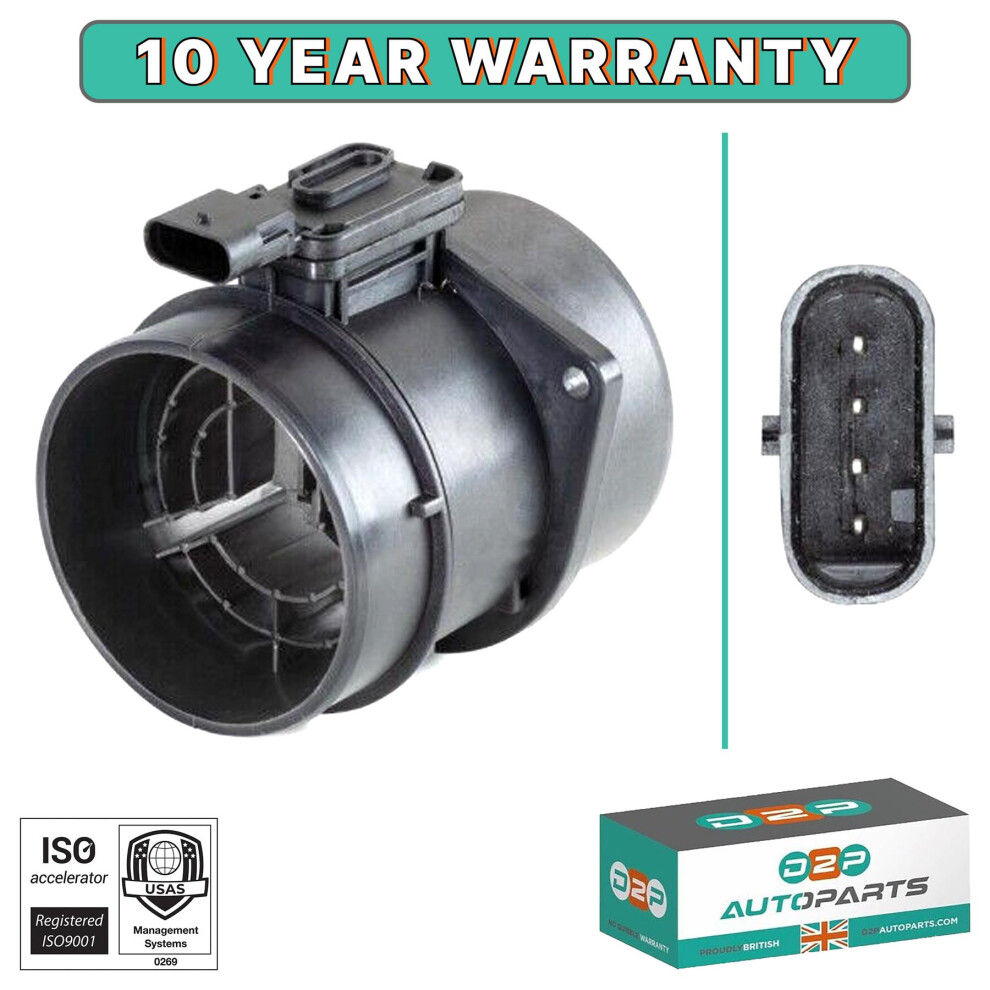 Mass Air Flow Meter Sensor For Mercedes A B C E M S Class 5Wk98105, 6519050500 5056167428589