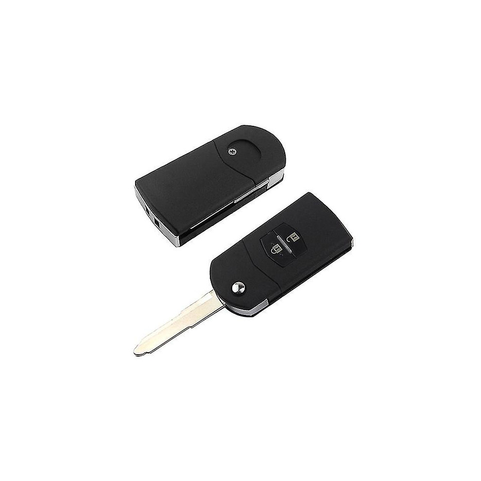 Flip Key Shell Fit For Mazda 3 5 6 Remote Key Case Replacement 2 Button Fob 9171363465971