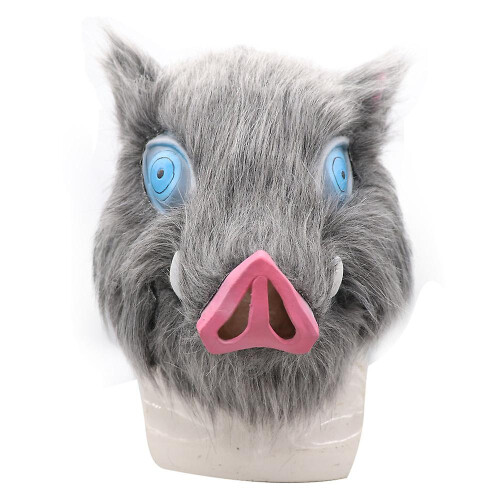 Demon Slayer Kimetsu No Yaiba Mask Cosplay Costume Hashibira Inosuke Halloween L