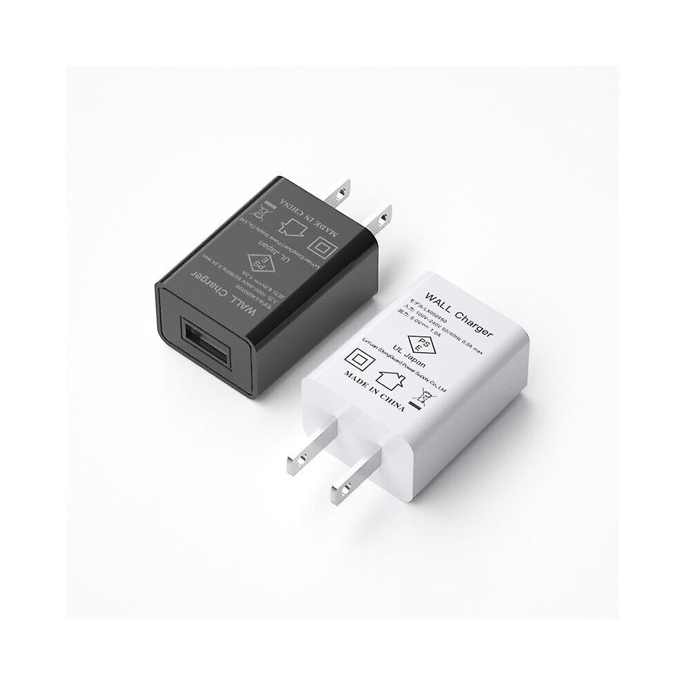 (White) 5V 1A Usb Power Adapter Charger Japan Plug For Mobile Tablet Wall Power Adapter Charge White 9171363466541