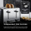 Tower Black 4 Slice Toaster 1800w Smoked Black Trim Tower Sera Kitchen Variable Brown 6
