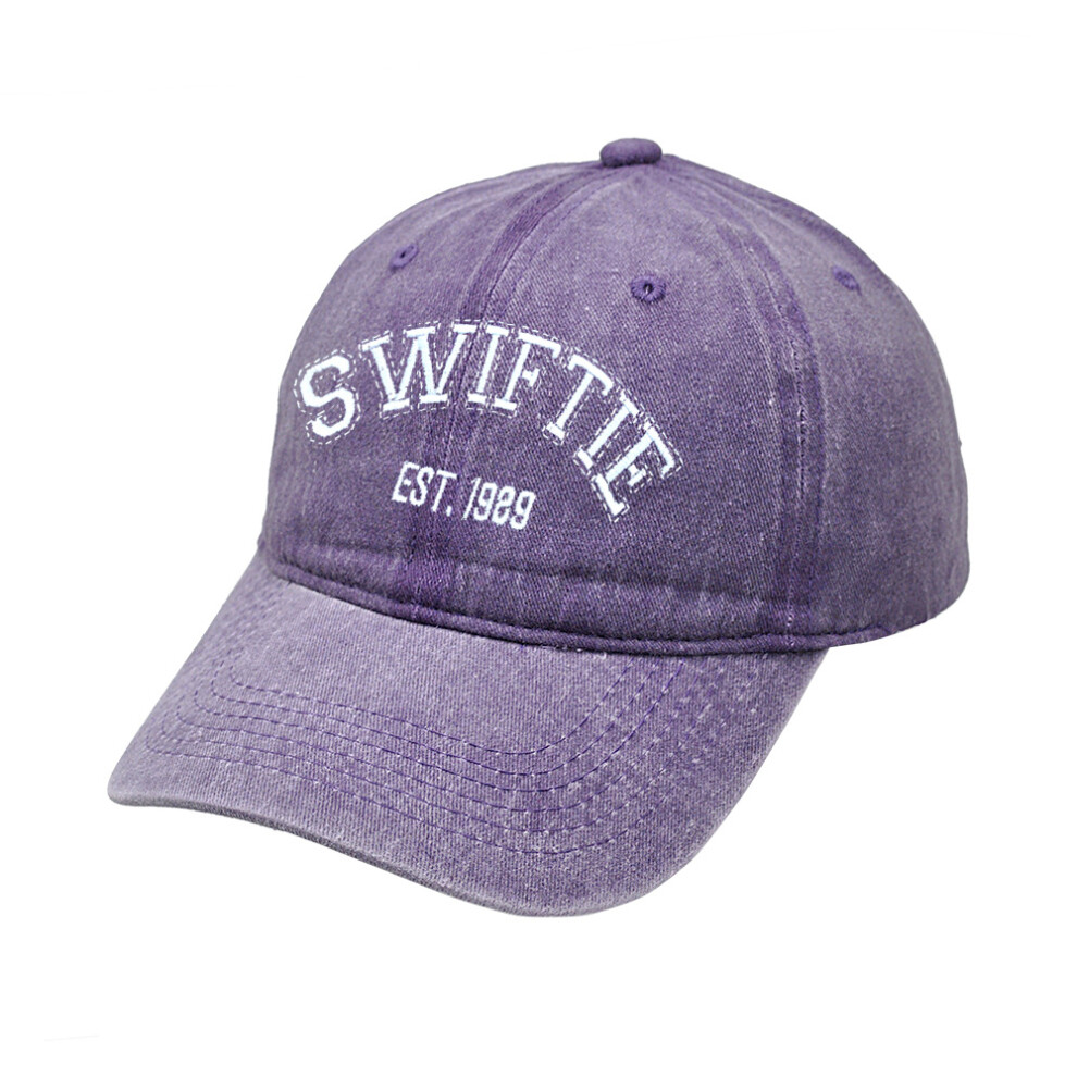 (Purple) Taylor Alison Swift Letters Baseball Cap Breathable Sunshade Hat Cotton Unique
