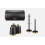 Tower Bread bin Canisters towel Pole Mug Tree Set EMPIRE Black TOWER Kitchen Roll top 1