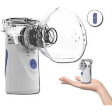 Portable Handheld Nebuliser for Kids, USB Rechargeable Aerosol Machine for Adults & Kids With Mask Nozzle(Blue)