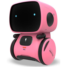 Interactive Smart Robot Toys, Intelligent AI Robot Toys for Kids, Children Girls & Boys Robotic Toys 3 Years Old Up?Pink)