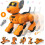 Speech Control Robot Dog Toy for Kids, Interactive Touch & Follow Functions(Orange) 1