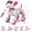 Speech Control Robot Dog Toy for Kids, Interactive Touch & Follow Functions(Pink) 1