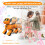 Speech Control Robot Dog Toy for Kids, Interactive Touch & Follow Functions(Orange) 5