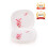 oliveware Set of 6 Square Printed Plate Big Pink 2