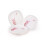 oliveware Set of 6 Square Printed Plate Big Pink 1
