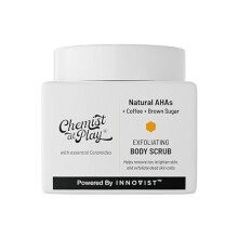 Chemist at Play Exfoliating Body Scrub: Coffee, Natural AHAs, Removes Tan & Dead Skin Cells, Soft & Bright Skin, Men & Women, 75g