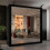 MN Furniture (Black, 180cm) Double Mirror Door - Adjustable Sliding Wardrobe 2