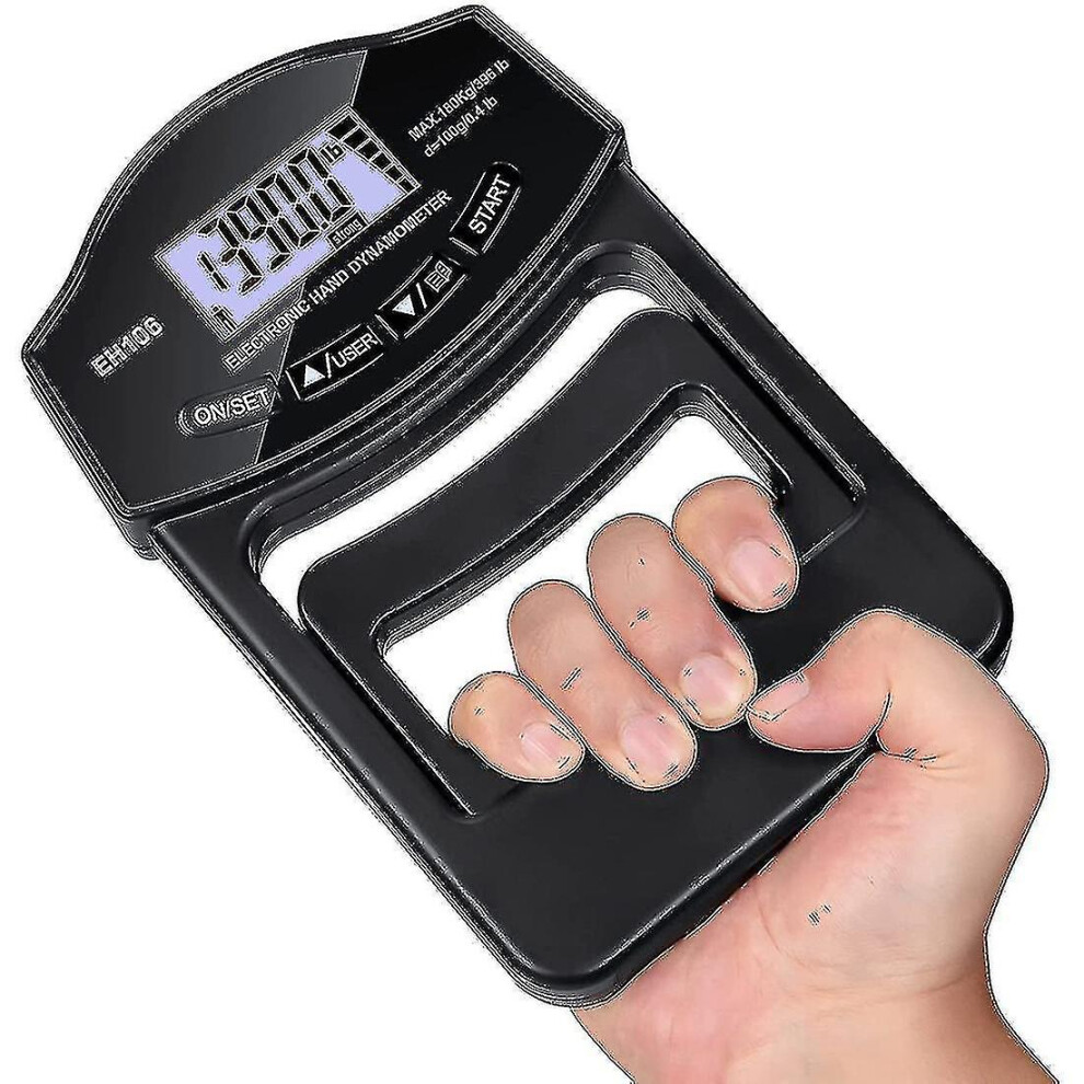 Grip Strength Tester, 396lbs/180kg Digital Hand Grip Strength Meter 