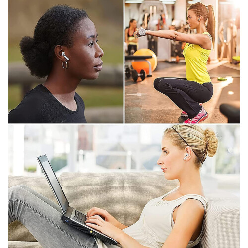 Wireless Bluetooth Earbuds, Headset for iPhone AirPods/Android/iOS 2