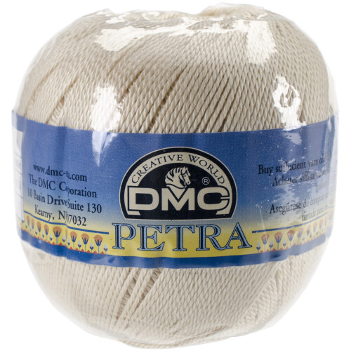 DMC/Petra Crochet Cotton Thread Size 3-Ecru 993A3-ECRU
