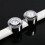 Bebetter Motorcycle Handlebar Watch, 7/8 "waterproof Motorcycle Handlebar Mount Digital Clock And Temp Thermometer White-bebetter 3