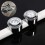 Bebetter Motorcycle Handlebar Watch, 7/8 "waterproof Motorcycle Handlebar Mount Digital Clock And Temp Thermometer White-bebetter 2