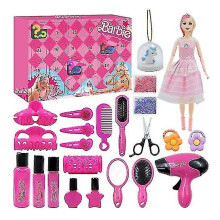 Barbie Christmas Advent Calendar 2023 With Make Up Set For Girls,with 24 Surprises For Kids Party Favors, Classroom Prizes, Xmas Gift