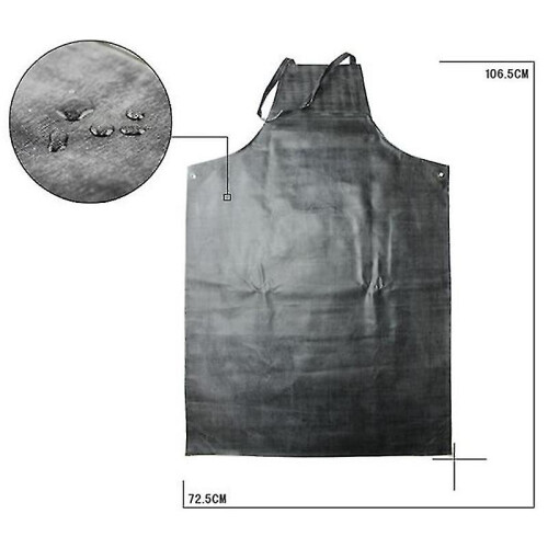 Heavy Duty Waterproof Rubber Vinyl Apron Industrial Pvc Adjustable 1