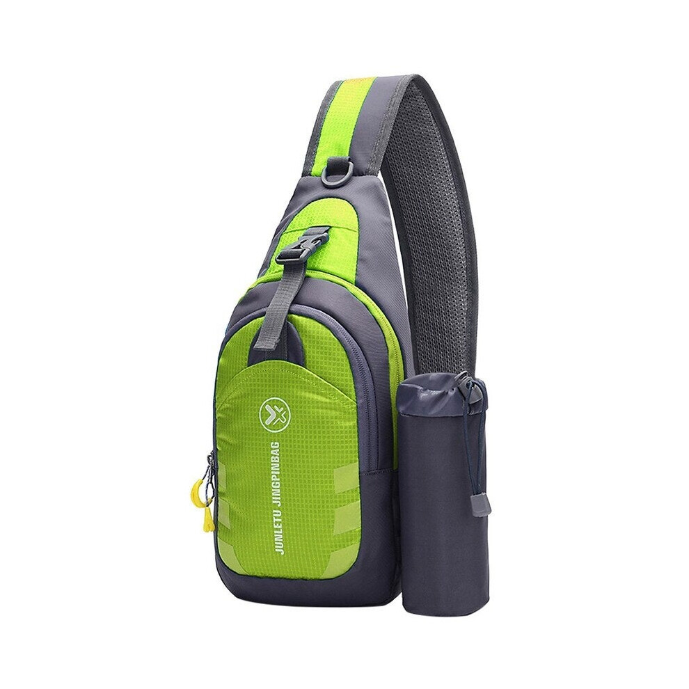 (Green) Men Women Sling Backpack Chest Crossbody Bag