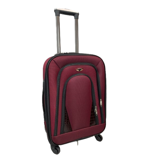 (Red, Small) Hampton & Stewart Light Weight Nylon Suitcase 2