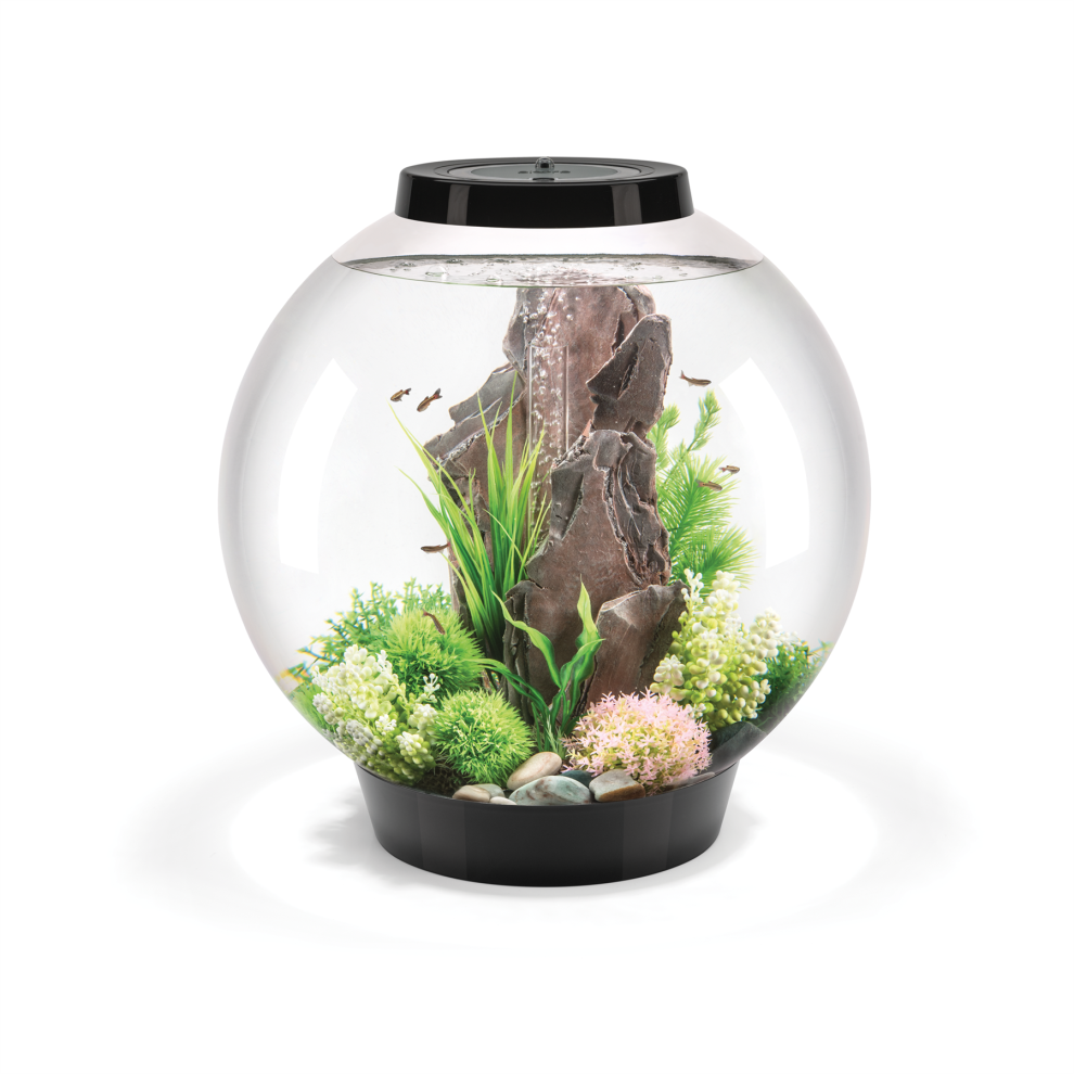 BiOrb Classic 105L Aquarium in Black with MCR LED Lighting with Stand