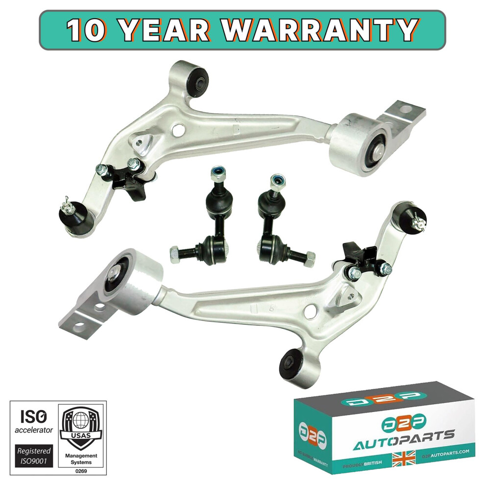 D2p Front Lower Suspension Wishbone Control Arm Arms For Nissan X Trail (2000-2007)