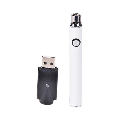 (White) Preheat Battery 350mah Battery 510 Variable Usb Charger 4.0v /3.2v 1