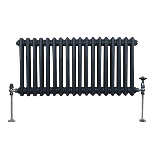 Παραδοσιακό καλοριφέρ 2 στηλών - 300 x 832 mm - γκρι ανθρακί
