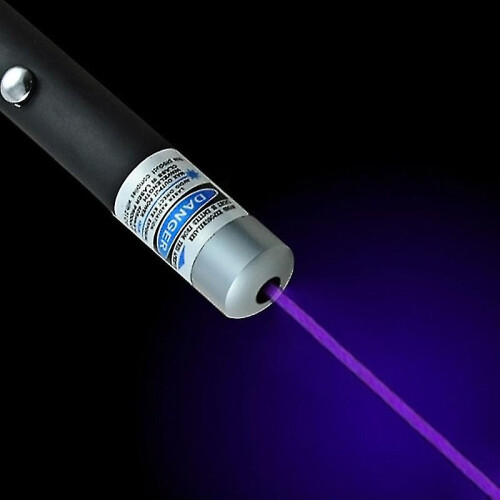 (Style B Purple) New High Power Laser Pointer Adjustable Focus 303 Green Laser Pointer Light Outdoor Sight