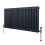 Traditionel 2-søjlet radiator - 600 x 1192 mm - Antracitgrå 1