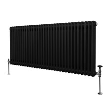 Radiador Tradicional 2 Columnas Horizontal Negro 600x1462mm