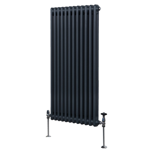 Παραδοσιακό καλοριφέρ 2 στηλών - 1500 x 562 mm - γκρι ανθρακί