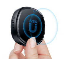 Chronus 128GB Voice Recorder with Speaker, Voice Activation, DSP Noise Cancellation & Clear MP3 Audio-Perfect for Lectures, Meetings, Interviews