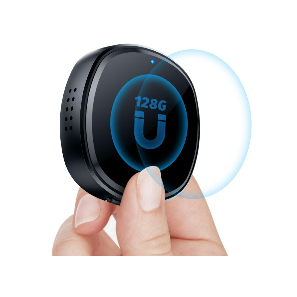 Chronus 128Gb Voice Recorder With Speaker, Voice Activation, Dsp Noise Cancellation & Clear Mp3 Audio-Perfect For Lectures, Meetings, Interviews
