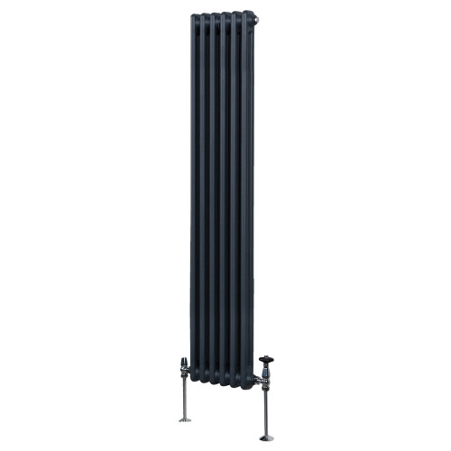 Παραδοσιακό καλοριφέρ 2 στηλών - 1800 x 292 mm - γκρι ανθρακί